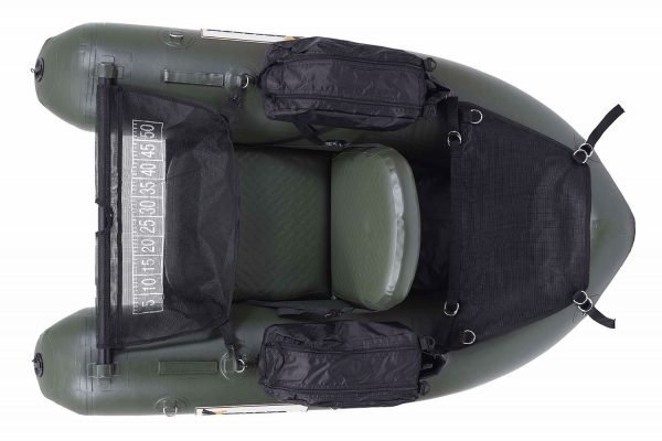 Float Tube Sparrow Attack 165 – 165x100cm, 6.6kg, Charge Max 190kg – PVC 0.7mm, 1000D Polyester, 3 Valves HP, Siège Rembourré 8cm, Idéal Pour Pêche En Lac