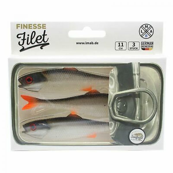 Leurre Souple LMAB Finesse Filet - 7 Cm, Aromatisé - Pour Perche, Sandre, Brochet - Pêche Fine