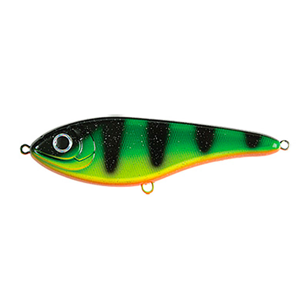 Strike Pro Buster Jerk Sinking 15 Cm Blue Parrot - Leurre Jerkbait Brochet Premium